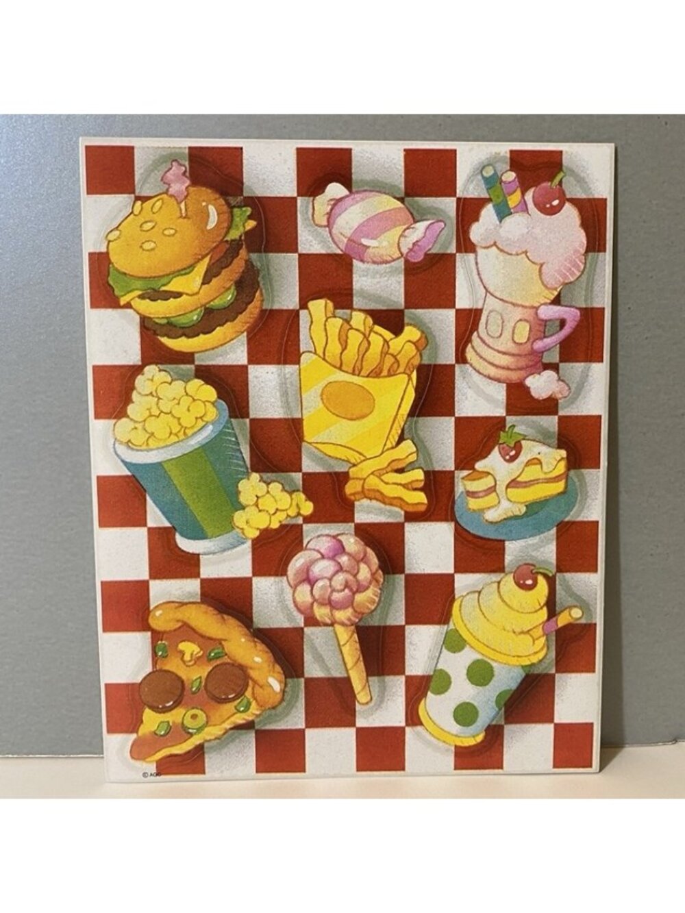 Vintage American Greetings AGC Junk Food Stickers